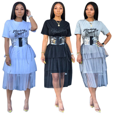Stylish Women Short Sleeves Casual Dress For Daily Wear SN3578