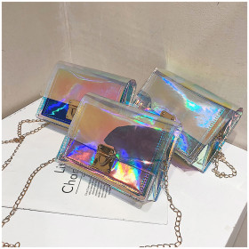 Laser Transparent Interlock Small Square Baonu ZX123