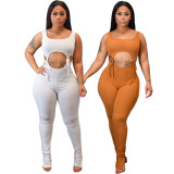 Sexy sleeveless strapless jumpsuit CH7504