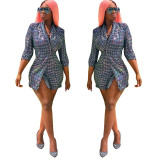 Fashion Casual Rhinestone Bling Bling Jackets TRS885