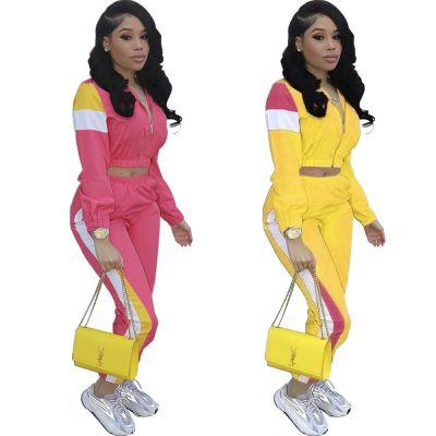 Fashion Hot Sale Two Pieces Sets Sports Outfits LMM8038