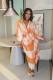 Fashion casual home printing bat jacket dress N9238