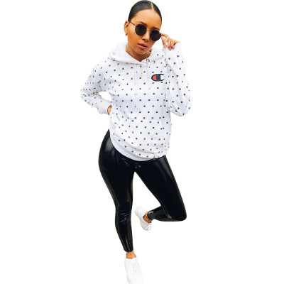 HOT SALE Printed sweater hooded top YYZ920