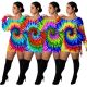 Cute sports tie-dye dress MTY6291