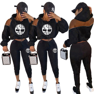 New Arrival Fitness Hot Outfits Women Hoodie Tight Pants MR229