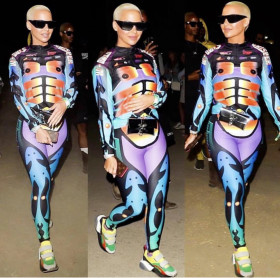 Colorful Print Sport Two Pieces Sets AA5042