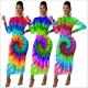 Positioning print dress YLY003