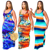 Hot sale printed dress (standard size) MTY6555