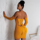 Bandage Sexy Ribber Dew Shoulder Bodycon Dress XD507