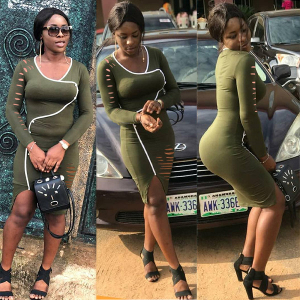 Cheap Slim Bodycon Hollow Out Unique Dress For Daily Wear FA7050