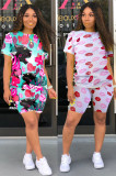 Digital printing sexy two-piece suit LM8137