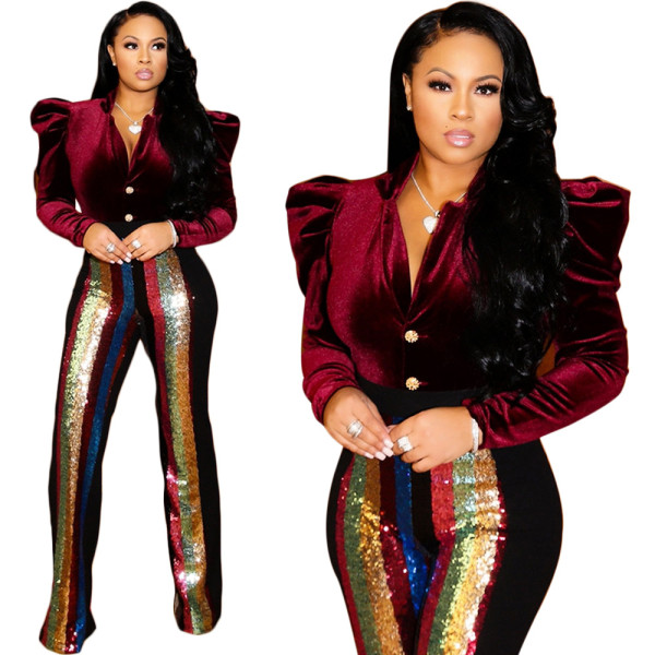 Newest Velutum Pleated Bodycon Women Coat SN3478