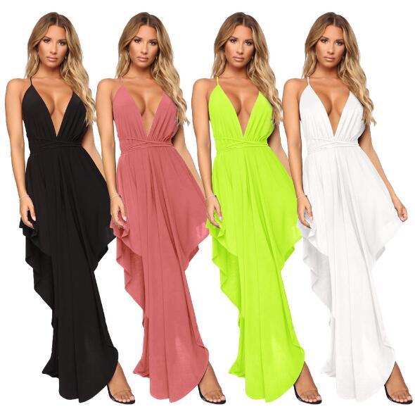 Sexy Bright Backless Nightclub Dress FM1078