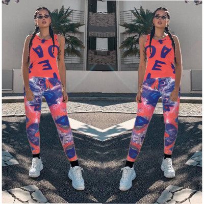 Printed two-piece chest covering SM9014