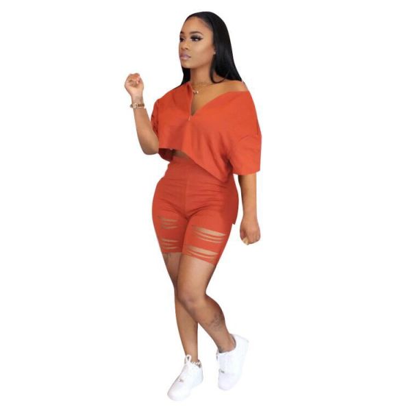 Women's Fashion Two-piece Casual Set QQ5183