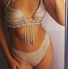 Sexy hip waist chain sexy diamond body chain set KH-3613