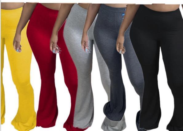 Autumn new sexy casual tight big flared trousers SMD5012