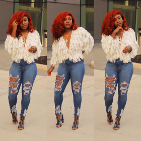 Fashion Women Long Sleeves Cardigan Coat Q174