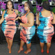 Vest sexy print dress DM092