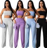 Two pieces of stylish casual home tube top trousers YZ1176