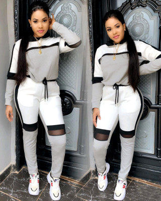 Wholesale Long Style Two-Piece Autumn Track Suits YYZ728