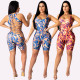 Nightclub sexy lace up jumpsuit YY5152