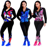 Autunm Winter Fashion Print Outfits QQM3541