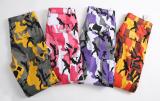 Mens camouflage straight stretch elastic trousers leg trousers