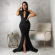 Fashion Women's Long Dress Off Shoulder New Sexy Dress Evening Dress FM1011