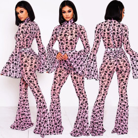 Flare sleeve two-piece suit CYF3341