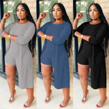 Sexy jacket round neck jumpsuit two-piece nightclub clothes K2008