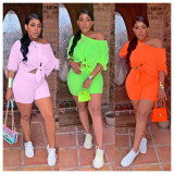 Solid Color Wholesale 2 Pieces Casual Women Suits QQ5102