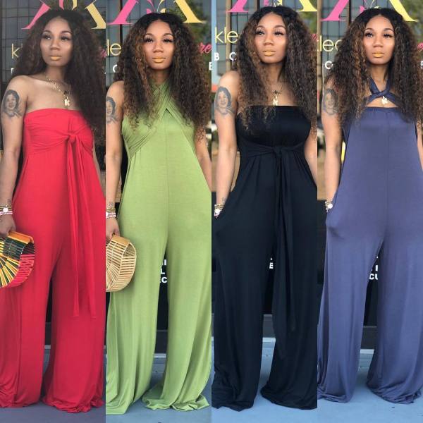 Long jumpsuit YZ1793