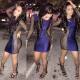 Women Sexy Club Mesh Patchwork Bodycon Dress LS6198