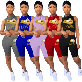 Veil and top one-piece breathable sweat-absorbent sweatpants suit ZH5201