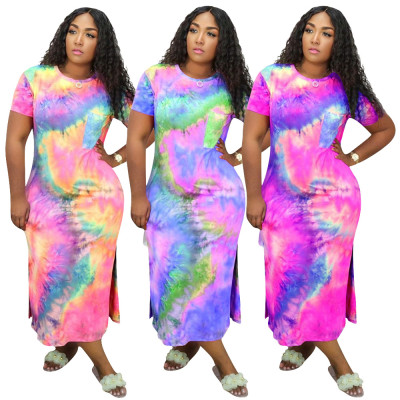 Fashionable plus size women's sexy dress new H1347