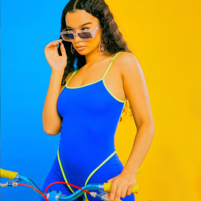 Sexy backless yoga fitness jumpsuit P1733824
