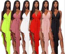 Sexy Irregular Backless Nightclub Skirt FM1033