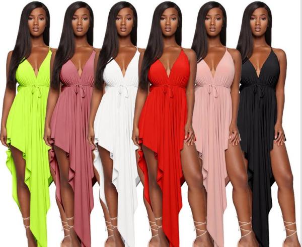 Sexy Irregular Backless Nightclub Skirt FM1033