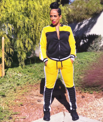 Cheap Price Patchwork Sports Suits YYZ814