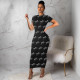 Explosive dress print YLY072