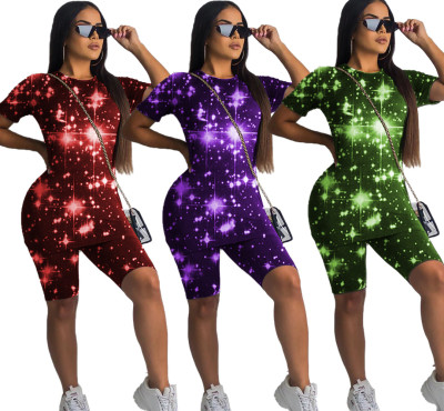 Star Digital Printing Two-Piece Pants SM9039