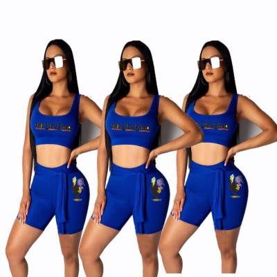 Reasonable Price Gym Ladies Two-Piece Bodycon Outfits YMT6095