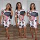 Digital print head dress nightclub MOM5006
