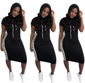 New Arrival Short Sleeves Women Dress For Daily Wear OMM1080