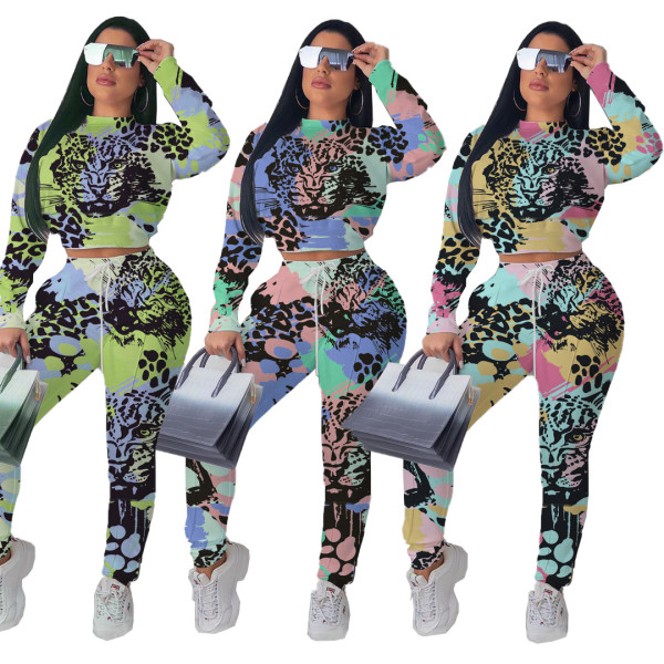 Lovely Printing Oversize Casual Bodycon Outfits For Daily Wear LY5089