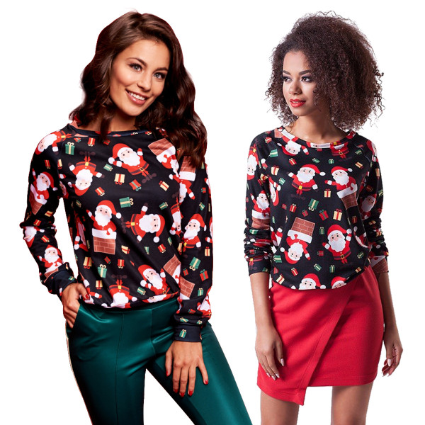 Print Long Sleeves Fashion Tops WY6489