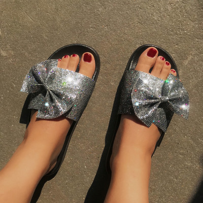 Sandals large size bow slippers QF2122