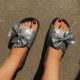 Sandals large size bow slippers QF2122