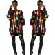 Hot Sale Casual Plaid Sweater Dress H1086